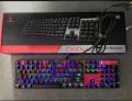 Mechanical Keyboard ARGB Motospeed CK104 RGB LED Backlit Wired Mechanical Gaming Keyboard, 104 Keys Hot-Swap Mechanical Keyboard RGB colors w/Aluminum Base, Upgraded Socket and Noise Absorbing Foams, Soft Tactile Red Switch programmable. 