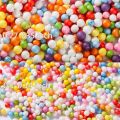 Styrofoam Balls Small Tiny Foam Beads for Floam Filler For DIY -Home Decorative, Wedding and Party Decorations-Thermapor colorful balls. 