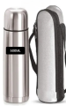 Stainless Steel Flask Hot and Cold Premium Quality Steel Water Bottle Flip Style Vacuum Insulated Flask with cover, Hot and Cold Water Bottle, Double Walled Stainless Steel Bottle for Travel, Home, Office, Outdoor, Gym, Sports, (Silver). 