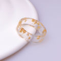 Carat Finger Circle Retro Retro Transparent Ring. 