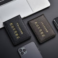 Driver's license leather case men's ultra-thin leather card bag document car driver's license clip female motor vehicle driving license for men. 