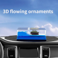 Car Interior Accessories Dashboard Decoration Moving Liquid Car Dashboard For Living Room and Office. 