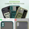 UCUC for Samsung Galaxy A01 Back Cover Illustration City View Frosted Transparent Hard Phone Case Thin Shockproof Full Cover Camera Protect Case. 