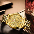 ONTHEEDGE Casual Quartz Men Watches Top Brand Luxury Stainless Steel Strap Date Time Waterproof Wristwatch Clock 063. 