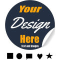 Custom Stickers with Your Own Logo Design Any Size Material Vinyl PVC Personalized Label Roll Waterproof Adhesive Name Stickers. 