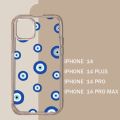 turkish devil eyes Phone Case Transparent soft For iphone 11 13 12 14 15 pro max mini plus. 