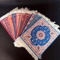 Rubber Persian Carpet Coaster Rubber Base Woven Mouse Pad Desk Mat for Office Use Home Decor Computer Users Desk Protection. 