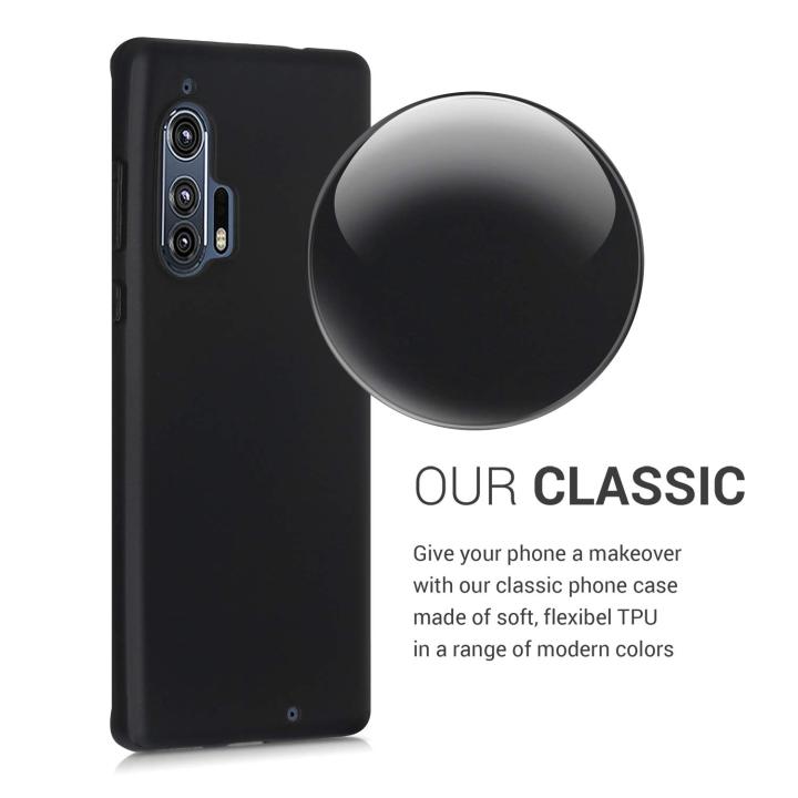 Motorola%20Edge%20Plus/Edge%20+%20Case%20Soft%20TPU%20Slim%20Smooth%20Flexible%20Protective%20Phone%20Cover%20Moto%20Edge%20+%20%20Black%20Matte%20-%20Image%205