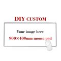 All White Mouse Pad 900x400mm XXL DIY Anime Mouse Pad PC Gamer Gaming Playmat Large Customized Desk Keyboard Mousepad for CSGO. 
