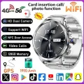5G/4G Full Network Smart Watch 1.95 inch 720*720 Big Screen HD Video Call 8GB+128GB RAM Smartwatch Google Play WIFI GPS  Card. 