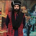 Balochi black turban kohani baloch style. 