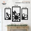Lifestyle Glory Brand 3D Flower Engrave Wooden Wall Art I Wall Art I Decorating Items I Decorating Items For Home I Decoration Pieces For Room I Decoration Pieces I Decoration I Decoration Items I Wall Art For Room I Office. 