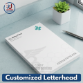 100 pages Custom Letterhead Pad with Printing  &ndash; Doctor Prescription Pad | Clinic Pad | Business Letterhead Pad | A4 100 Pages | 70g / 80g Paper | Full Color Digital Printing | Custom Office Stationery. 