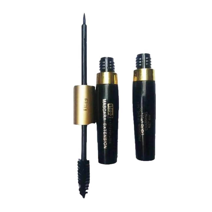 2 In 1 Eye Liner & Mascara - Ultrablack