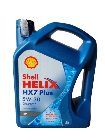Shell Helix HX7 Plus 5W-30 Fully Synthetic Engine Oil – 3 Liters