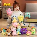 Pokemon Gifts For The New Year Anime Doll Pikachu Charmander Squirtle Bulbasaur Plush Doll Eevee Mewtwo Jigglypuff Stuffed Toys. 