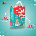 Royal Ozone Baby Diaper X-Large (11-25 kg) | 50 Pcs Pack | Ultra Absorbent, Soft & Comfortable | Hypoallergenic | Leak-Proof Design. 