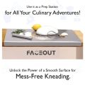 FACEOUT - Stainless Steel Cutting Board 48x40cm/32x38cm – Durable, Hygienic, Easy to Clean – Cutting Board, No Smell – Perfect for Meat, Fish, Vegetable & Fruit Chopping – Premium Quality – Large Steel Cutting Board for Kitchen – Sturdy & Unbreakable. 