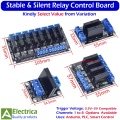 Multi-Channel Solid State Relay Module 1/2/4/6/8 Channel 5V Control Board for Arduino, PLC, and Industrial Automation by Electrica. 