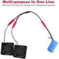 11PCS JST Plug Splitter JST Male Female Y Cable JST to JR Adapter for Traxxas TRX-4 RC Car Cooling Fan ESC Battery Motor. 