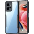 Redmi Note 12 4G Case Crystal Clear Case ipaky Slim Anti Scratch TPU Shockproof Protective Phone Cases Cover for Redmi Note 12 4G - ( Transparent Black ). 