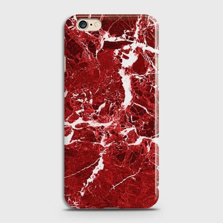 Oppo A71 Cover - SkinLee HQ Hard Case - Deep Red Marble - SKINLEE-129-1-328-83