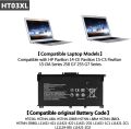 New Laptop 3 Cell Notebook Battery For   Pavilion  HT03XL  (11.55V 34790Ah 41.9Wh). 