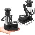 Bike Tire Pump Multifunctional Motorcycle Tire Inflation Pump Foot with Pressure Gauge Cycling Gear Foot Pump for Balloons Basketballs Air Cushions Electric Vehicles enhanced. 