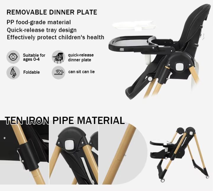 Kidilo%20Baby%20Dining%20Chair,%202%20in%201%20Height%20Adjustable,%20Foldable%20with%20360%C2%B0%20Swivel%20Wheels,%20Suitable%20for%206%20Months%20to%206%20Years%20Old%20-%20DC01%20-%20Image%206