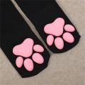 Lolitas Cat Paw Pad Pantyhose Tights 3D Toe Bean Socks High Waist Pantyhose Cute Kitten Claw Pad Socks Lace Open Crotch. 