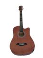 Brown Acoustic Electric Guitar - Semi acoustic Speaker Guitar -  New Box Packed - Free Bag Picks Extra Strings. 