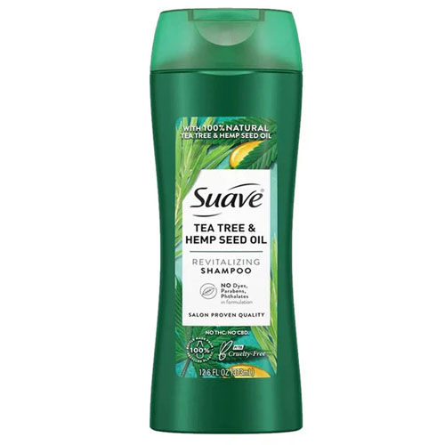Suave Tea Tree & Hemp Seed Oil Revitalizing Shampoo Paraben Free 373ml in pakistan