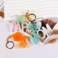 White Diy Drip Resin Hanging Moulds Non-Toxic And Odorless Silicone Keychain Silicone Mould Parent-Child Keychain Mold for Kitchenware Bakeware Cakes Breads Mousses Jellies Prepared Foods Chocolates. 