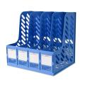 Multi-function Plastic Storage Hanger 4 Section Divider File Paper Magazine Rack Holder Office Home Desktop Book Box Bookshelf. 