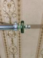 Green Curtain Fashion Holder, Rod Ends Stopper [ ● Modern Curtain Fashion Holder: Trendy Accents for Your Windows [ Curtain Rod Ends Holder for Rooms [ Home Decoration Stopper for 1 and 0.75 inch Pipe [ 1 Pcs. 