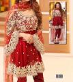 SaleNbuy Bridal Chiffon Embroidery Unstitched Suit For Women - SB-00107. 