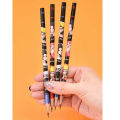 Deli 8pcs Japanese Stationery Naruto Pencils for School Writing Accessories Cute Anime Pencil Wood HB 2B Cool Prizes for Kids. 