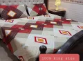 3PCS VERSACE DESIGN BEDSHEET SET KING SIZE- 100% PURE COTTON SATIN BEDSHEET FOR DOUBLE BED KING- PRINTED DESIGN BEDSHEET SET WITH PILLOW COVERS. 