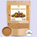 Natural & Original White Mustard Seeds /  Safaid Pili Sarson 100 GM. 
