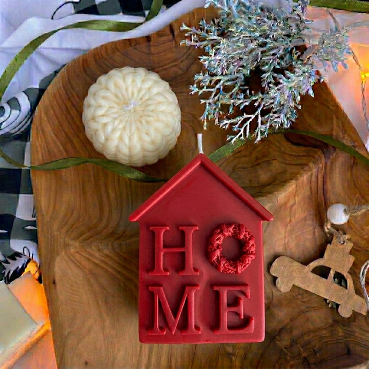 Home Shape Scented Candle – Decorative House Design Fragrance Candle ...