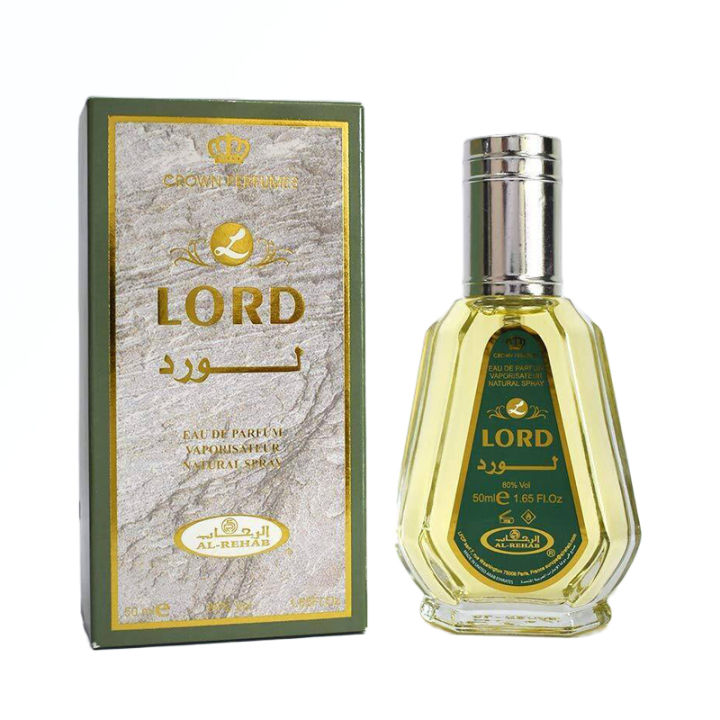 Al Rehab Lord 50ML Spray Crown Perfumes Eau De Parfume Spray