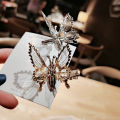1 Pcs The Moving Butterfly Hairpin Cute Gold Hair Accessories Vintage Barrettes. 