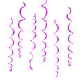 1 Set Party Ribbon Eye-catching Waterproof PVC Decorative Ceiling Hanging Swirl Ribbon for Home. 