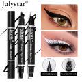 Julystar Cool Black Seal Eye Linerer Water Proof Non-Smudge double-ended Eye liner  1.6g  J402-007. 