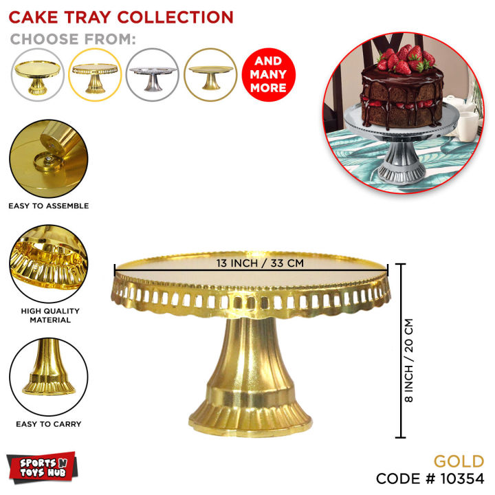 Plastic Cake Tray Stand Collection, Birthday Decorating Items Cup Cakes Tray Party Supplies Tableware Decor, Celebration Day Wedding Anniversary Shadi Nikkah Mehndi Dinner Occasions Cake Holder Cupcakes Table Ware Fancy Decorations Holder