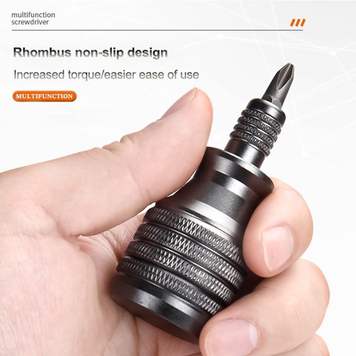 7 in 1 Mini Screwdriver Titanium Screwdriver