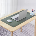Anti-slip Waterproof Double-sided Faux Leather Mouse Pad Desktop Mat Table Cover. 