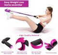Rubber Tummy Trimmer For Men & Women, Waist Fat Buster, Abs Exercise & Body Toner Equipment For Home & Gym Use Pedal Resistance Band Sit Up Band Tube Natural Latex Multi Function Pedal Fitness Equipment Elastic Pull Rope. 