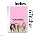 Black pink customized photo diary in 4x6 inches with 20/30/40 Pages with your own photos l Black pink diary. 