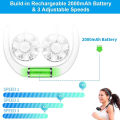 Portable Bladeless Hanging Neck Fan | Super Cooling Strong Fan 360° | Bladeless Hanging Neck Fan For Kitchen | Rechargeable USB Mini Neck Fan For Summer Sport Travel Outdoor. 
